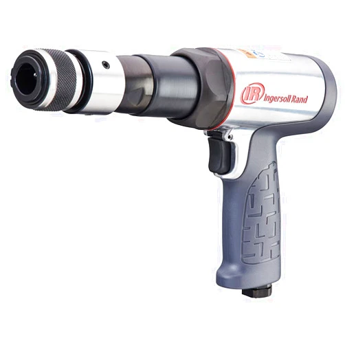 Ingersoll Rand 119MAX Long-Barrel Air Hammer, Quick Change Retainer, Anti Vibration Power Tool, Comfort Grip, Lightweight, Gray