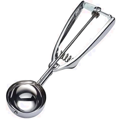 Sumcoo Ice Cream Scoops with Easy Trigger - Large Sized (6.3cm) 304 Stainless Steel Cookie Scoop for Meatballs, Mellon Balls, Mashed Potatoes and Muffins