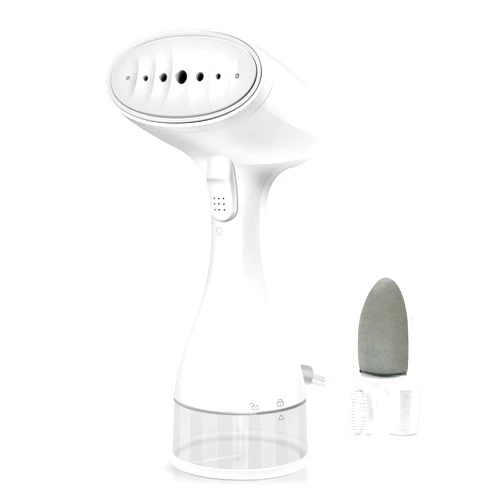 BOHOELF Steamer for Clothes Portable Handheld Ironing - Clothes Steamer ＆ Iron 2-In-1,Large Ceramic Heat Panel,8.1 Oz Detachable Water Tank,20-Second Fast Heat-up,with Heat-Resistant Gloves -Removing Wrinkles