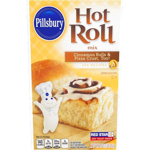 Pillsbury, Specialty Mix, Hot Roll, 16oz Box (Pack of 4) by Pillsbury