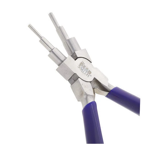 The Beadsmith Wire Bending Pliers - Consistently Make up to 6 Size Loops & Jump Rings, 2-9mm - 5.75