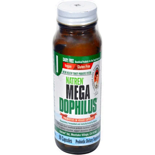 Natren Megadophilus Dairy Free, Capsules, 90-Count