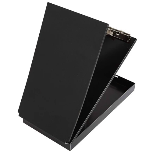 Saunders Black Recycled Aluminum Citation Holder – Eco-Friendly Office Supply, Corrosion Resistant, Lightweight Clipboard. Stationery Supplies