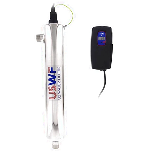 US Water Filters 4C151 Ultraviolet Light Water System - 15 GPM, 316L Stainless Steel, 10,000 hr lamp Life, 1