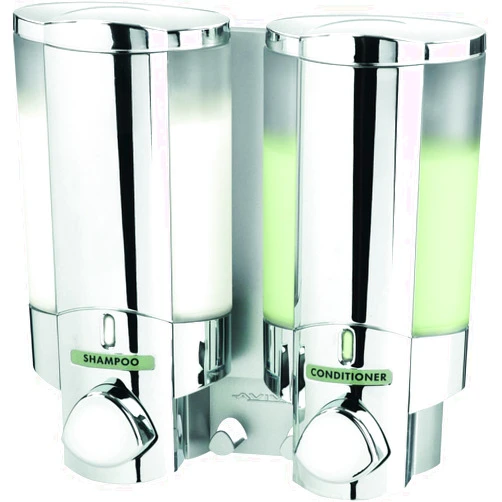Better Living Products 76245-1 AVIVA Two Chamber Dispenser, Chrome