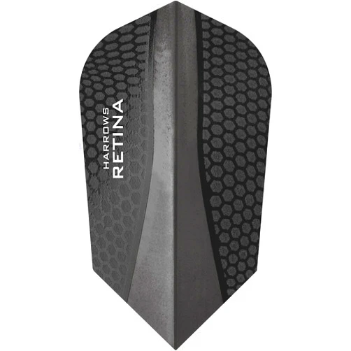 PerfectDarts 5 x Sets Harrows Retina Black Dart Flights Slim