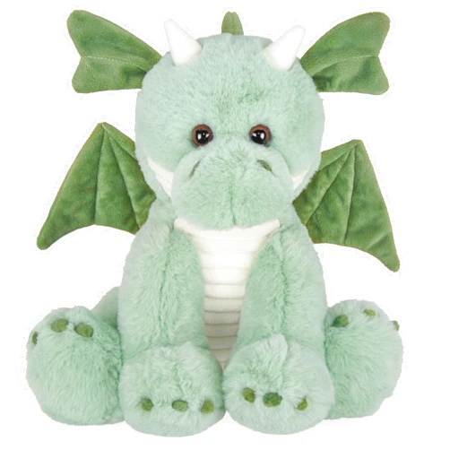Bearington Collection Burnie Plush Dragon Stuffed Animal, 10.5 Inch
