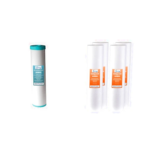 iSpring Whole House Water Filter Cartridge, Iron & Manganese Reducing Water Filter Whole House, 4.5