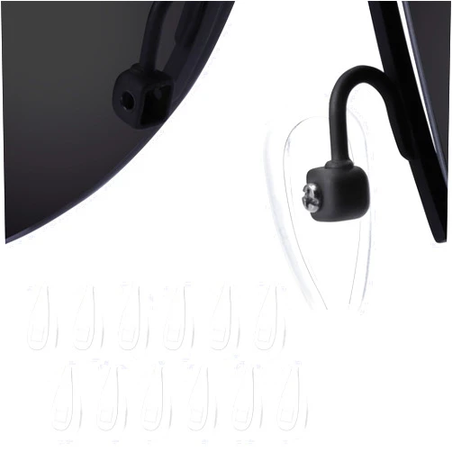 Betterun Clear Soft Silicone Replacement Nose Pads for Oakley Tincup OX3184/Conductor 6 OO4106/Conductor 8 OO4107/Savitar