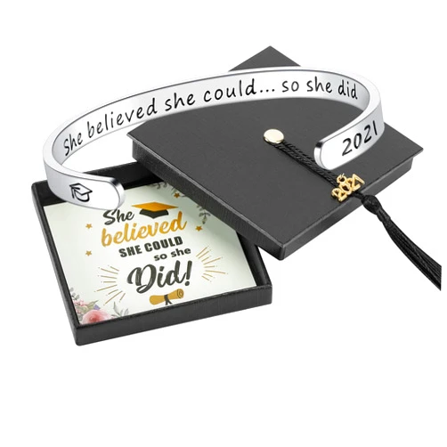 SAM & LORI Girls Cuff Bracelet She Believed She Could