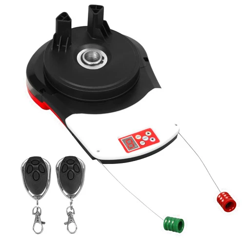 DIYAREA Roll Up Garage Door Opener with Remote,110V 50 Decibel Automatic Rolling Gate Opener,24V DC Roller Door Opener for Garage Warehouse Store Barn Farm-Not Fit Flap,Wall Mounted Garage Door (ERDO)