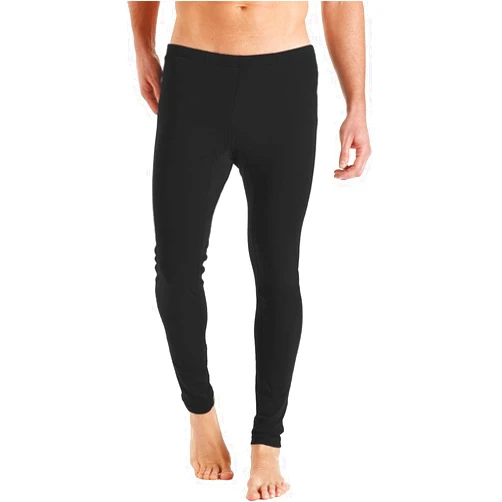 Coolibar UPF 50+ Men's Deep Water Swim Tights - Sun Protective (X-Large- Black)