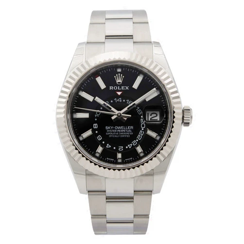 Rolex Sky-Dweller Black Dial Automatic Men's Oyster Watch 326934BKSO