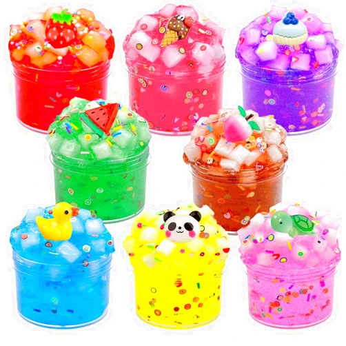OWEFTOPO Slime Kit for Girls Ages 8-12,8pack Jelly Cube Slime,Party Favors for Kids, Non Sticky,Safe for Girls and Boys Classroom Reward,Stress Relief Toy, Party Supplies