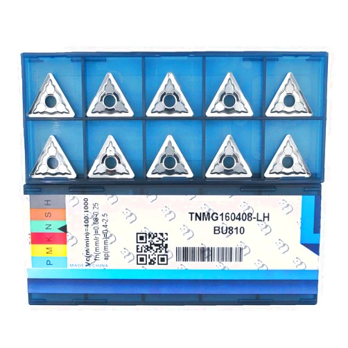 CDBP Carbide Inserts for Aluminum TNMG 332 TNMG160408 for Turning Cutting Aluminum Inserts,10 Pcs/Box