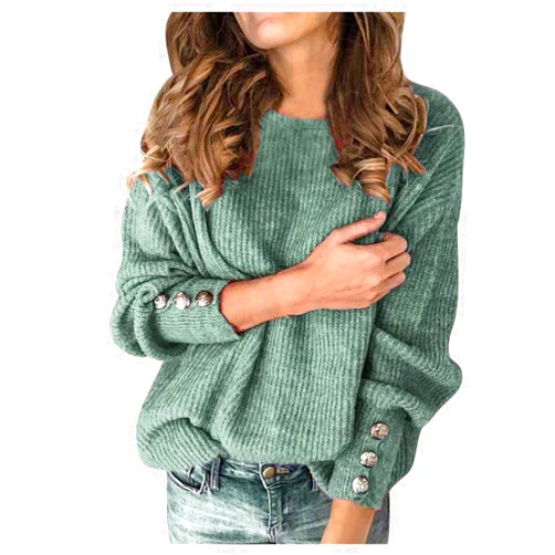 Ashowlaco Womens Winter Warm Chunky Knit Sweater Long Batwing Sleeve Loose Casual Pullover Jumper Tops Soft Fitting Blouse