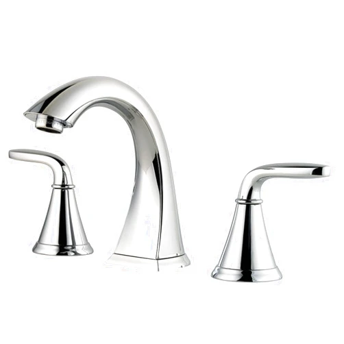 Pfister Pasadena Bathroom Sink Faucet, 8-Inch Widespread, 2-Handle, 3-Hole, Polished Chrome Finish, LF049PDCC