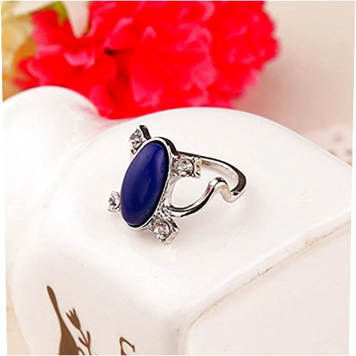 Honeshop Anime Elena's Vintage Wedding Engagement Glamour Rings Silver Rhinestone New Size 7