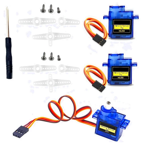 WWZMDiB SG90 Micro Servo Motor for Arduino Raspberry Pi DIY (3 Pcs)