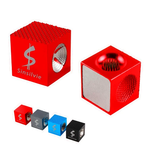 Sinsilvie Pool Cue Tip Shaper 5 in 1 Cue Tip Tool, 5 in 1 Billiard Pool Cue Tip Repair Tool,Cue Accessories,Blue & Black & Red & Gray