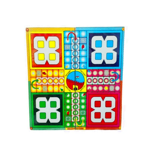 ANANYA FASHION & CRAFTS HUB Snakes and Ladders Board Game, Ludo Board Game 2 in 1 Folding Game Set 2-4 Players Famliy Dice Games 14 Inch
