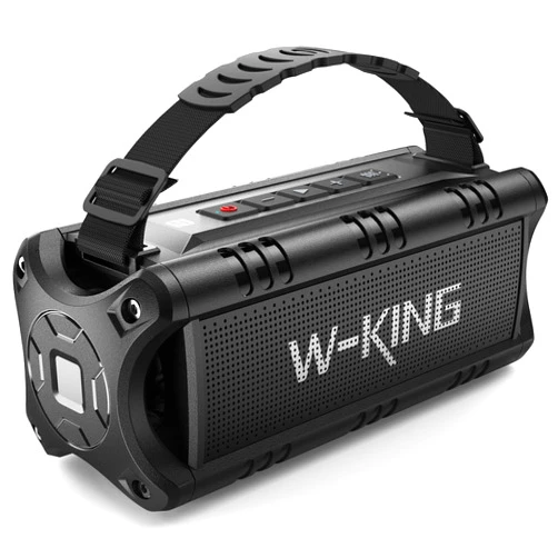 W-KING Bluetooth Speaker, 30W RMS(60W Peak) Portable Wireless Loud Speakers, IPX6 Waterproof Outdoor Speaker Boombox, 24H, EQ, AUX, TF Card, USB Playback, Powerful Speaker for Home, Party, Camping