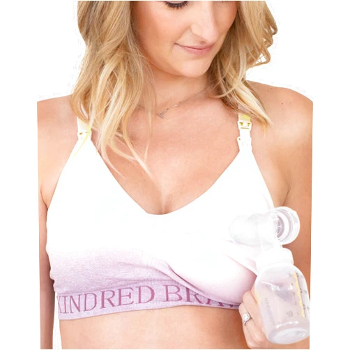 Kindred Bravely Sublime Sports Pumping Bra Hands Free | All-in-One Nursing Bras for Breastfeeding and Pumping