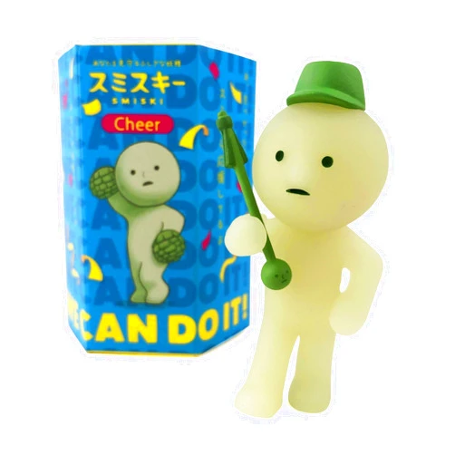 Smiski Glow in The Dark Figure, Cheer Series, Random Style, 1 Pack