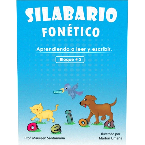 Spanish Edition by Maureen Santamaría Barrera (Author), Marlon Umaña Barrera (Illustrator), William Santamaría Tercero (Contributor), Alvaro Umaña Barrera (Contributor), Iurii Goncharov (Contributor) & 3 more Silabario Fonético, Aprendiendo a leer y escribir: Bloque 2 de 3. Edades 7 a 9 años. Size: 8.5in x 11in (Silabario Fonético, Complete) (Spanish Edition)