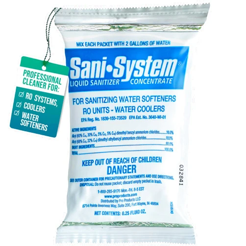 IPW Industries Inc | Sani System (SS24N) Liquid Cleaner for RO System, Coolers & Water Softener | Best Reverse Osmosis System Cleaner for Whole House Water Softener/Water Treatment for Drinking Water
