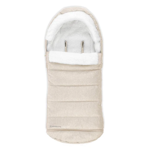 UPPAbaby CozyGanoosh Footmuff - Easily Attaches to UPPAbaby Strollers + RumbleSeat - Ultra-Plush, Weather-Proof - Winter Stroller Cover - Declan (Oat Mélange)