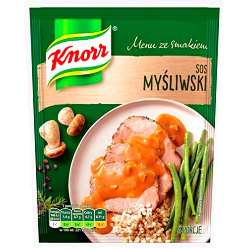 Eat Well Be Well Knorr Sos Mysliwki gravy sauce ( Hunter's) pack of 3 packets