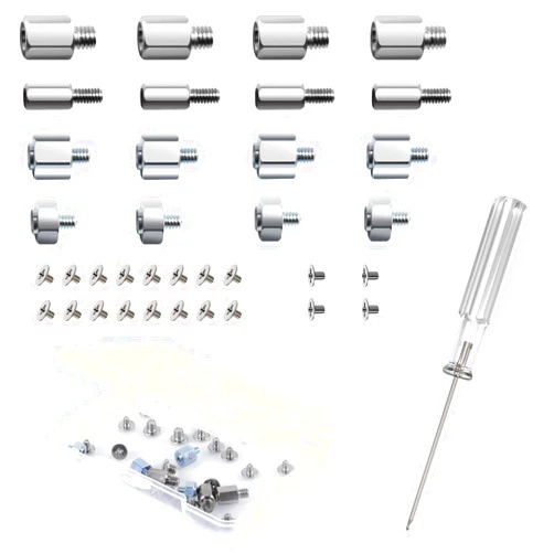WLXTREE NVMe M.2 SSD Standoff and Mounting Screws Kit for Asus ASRock Gigabyte MSI Motherboards, for Laptop PC Repair & DIY, 36pcs