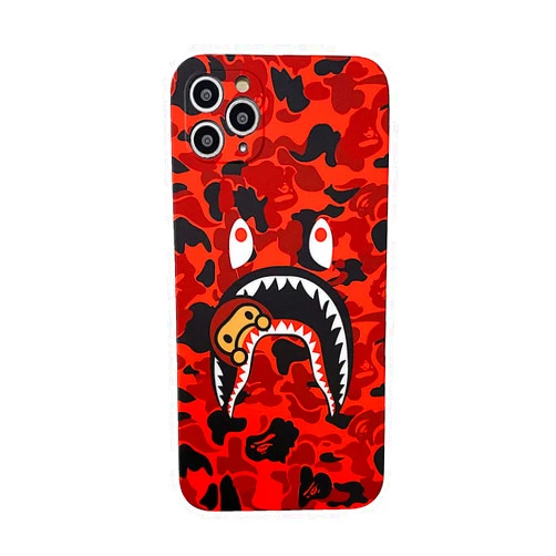 Beefkcase for iPhone 12 Pro Max Soft Case for Shark Face/Shark Teeth Fans Girls Kids Boys, Cartoon Cute Fun Shockproof TPU Protective 6.7 Inch Case for iPhone 12 Promax (H-YU)