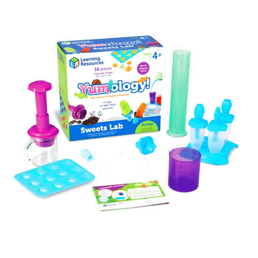 Learning Resources Yumology Science Sweets Lab,STEM Toys, Candy Experiments, Science Kit for Kids, Fun Gifts for Kids, 16 Pieces, Ages 4+