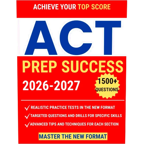 Academia Jones ACT PREP SUCCESS: The Ultimate Study Guide to Ace the ACT Exam: Dominate Every Section and Unlock Your Dream Score |7 Full-Length Practice Tests, 1500+ Targeted Questions and Game-Changing Strategies