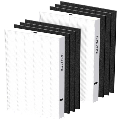 Isinlive 2-Pack Airmega AP-1512HH Filter Replacement for Coway Airmega AP-1512HH and 200M Air Purifiers, 2 True HEPA and 6 Carbon Pre-Filters, Compared to Part # 3304899