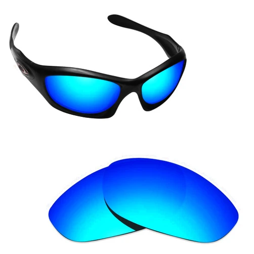 Alphax Ice Blue Polarized Replacement Lenses for Oakley Monster Dog