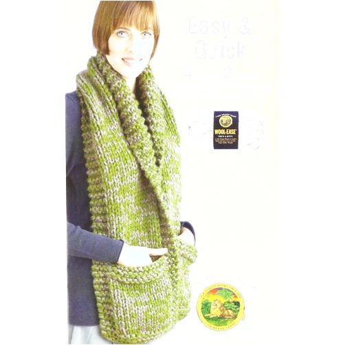 LEISURE ARTS-Easy & Quick -Wool-Ease Thick & Quick