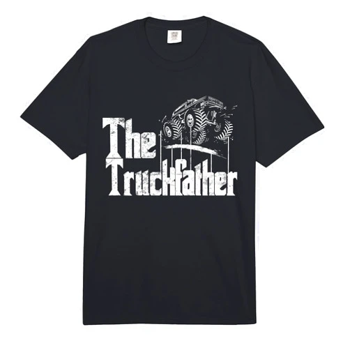 Funny and Unique Monster Truck Distressed Designs Monster Truck Jam Truckfather - Funny Dad Father UTE Pickup Comfort Colors Adult Heavyweight T-Shirt