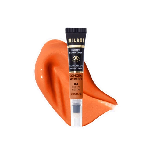 Milani Conceal + Perfect Undereye Brightener for Treating Dark Circles, Face Lift Collection - Nectar