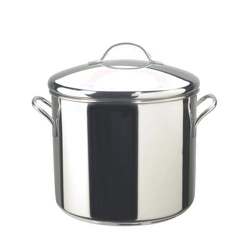Farberware 50008 Classic Stainless Steel Stock Pot/Stockpot with Lid - 12 Quart, Silver