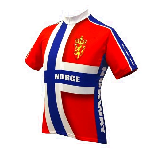 BDI Cycling Apparel World Jerseys Men's Norway Cycling Jersey