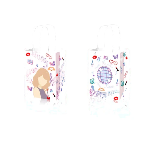 Aoerfes 12 Pieces Party Bags Favor Bags Birthday Party Treat Bag Party Gift Bag with Handles Candy for Party Goodie Bags