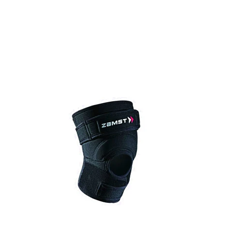 Zamst JK-2 Sports Knee Brace With Deluxe Pressure Pad To Relieve Pain On the Tendon For Jumpers Knee and Patella Tendinitis-for Volleyball, Basketball, Running, Tennis, Pickleball-Black, Medium