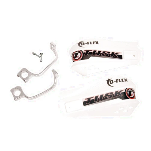 Tusk 1198140005 Mx D-Flex ATV Handguards White