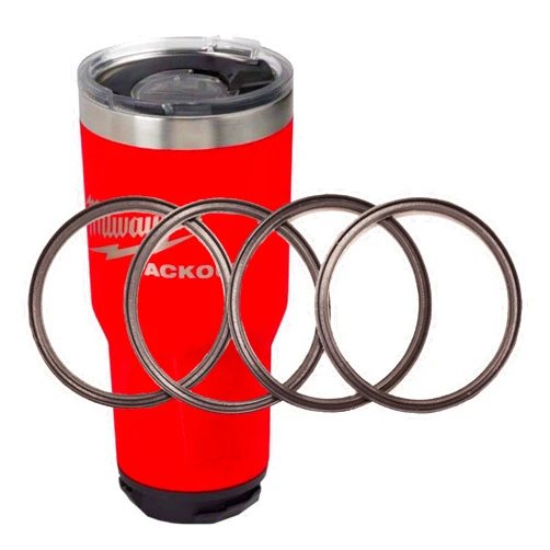 LastyBands Milwaukee Packout 30oz Tumbler Replacement Lid Gasket Seals (4 Pack), 48-22-8393R