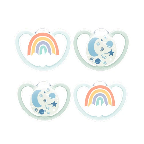 NUK Space™ Glow-in-The-Dark Orthodontic Pacifiers