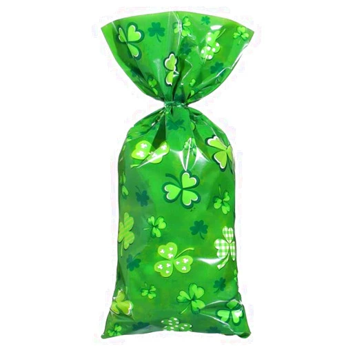 Tundras St. Patrick Chocolate Candy Mix - Including Lindt Truffles, Kitkat, Hershey's Bars Milk, Dark and Kisses 10 Oz Gift Bag - Chocolate assortment Lindt Hershey Gold Kisses