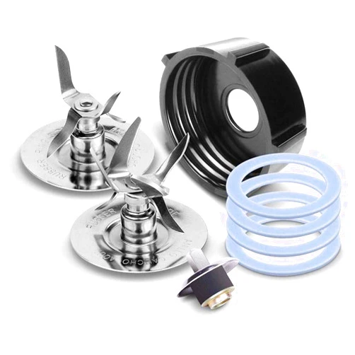 JOYSOG Oster Blender Replacement Parts, Stainless Cutter Blades Blender Base Jar Cap Rubber Ring Gaskets Seal Coupling Stud Slinger Pin Kit for 4961 4902 and Most Oster Blender